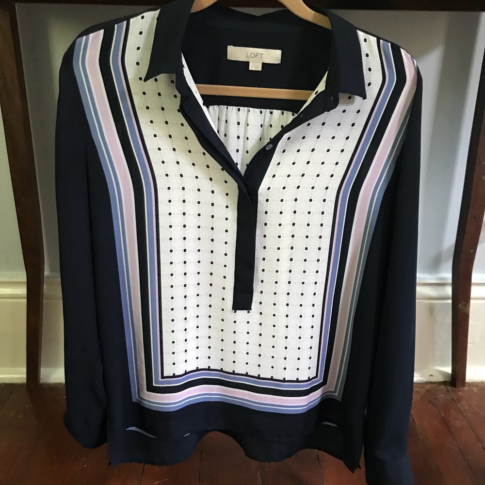 LAST CALL DONATING11/1 -  Lightweight LOFT blouse.